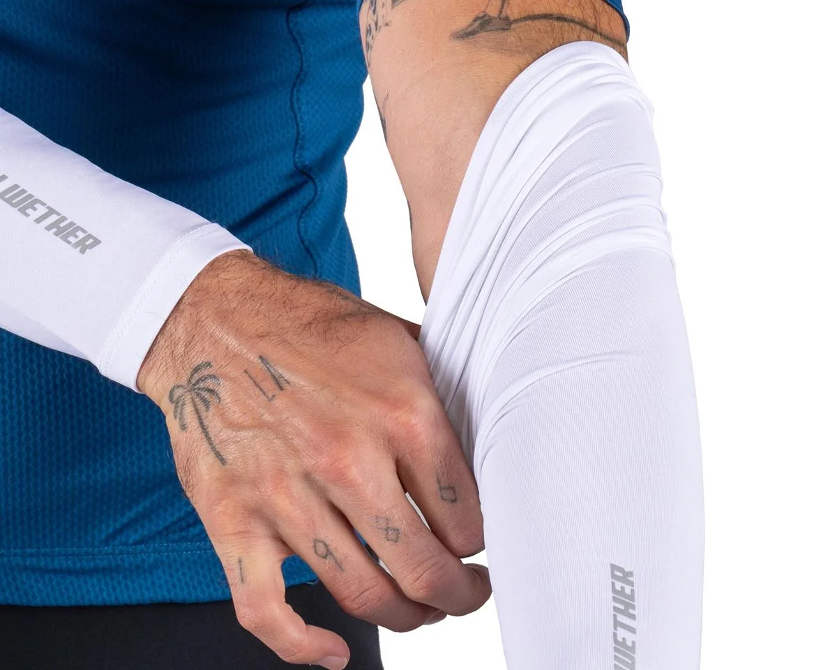 Bellwether UPF 50+ Sun Sleeves (White) (XL) - view 3